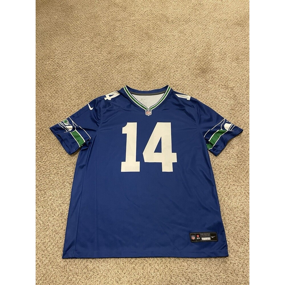 DK Metcalf Seattle Seahawks Nike Dri-Fit Lit Jersey Throwback Jersey Mens XL